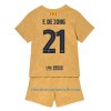 Conjunto (Camiseta+Pantalón Corto) FC Barcelona Frenkie de Jong 21 Segunda Equipación 2022-23 - Niño